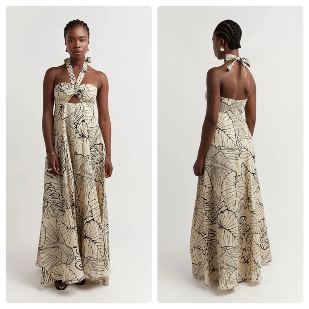 DISSH MALTA BLACK KNOT MIDI